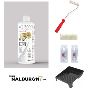 Trend Su Bazlı Akrilik Hobi Boyası 500 Ml + Rulo 10 cm + 2 Adet Katalizör + Boyacı Tavası Hobi Boya Seti Kanvas