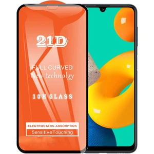 Samsung M32 Ekran Koruyucu 21D Tam Kaplayan Kavisli