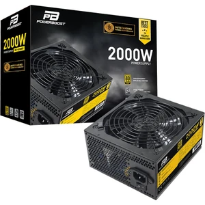 Power Boost Powerboost BST-ATX2000 2000W 14CM Siyah Fan, Mining  Atx Power Supply (Retail)