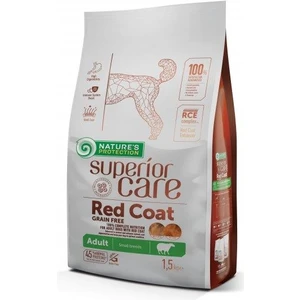 Nature's Protection Superior Care Kızıl/Kahverengi Tüylü Köpekler İçin Tahılsız Kuzulu Küçük Irk Köpek Maması 1,5kg