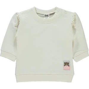Civil Baby Kız Bebek Sweatshirt 6-18 Ay Ekru