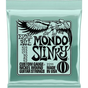 Ernie Ball 2211 Mondo Slinky Nickel Wound Electric Guitar Strings Takım Tel Elektro Gitar Teli (10.5-52)
