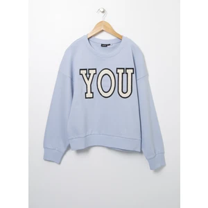 Kız Çocuk Mavi Sweathirt Nlfkarry Ls Short Sweat