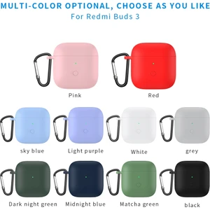 Redmi Buds3 Pembe Sıvı Silikon Tek Parçalı Kulaklık Kılıfı (Yurt Dışından)