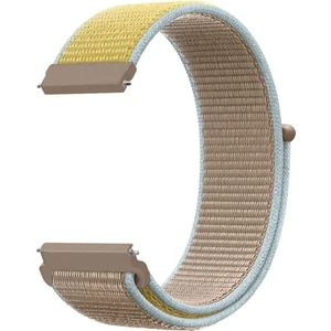 Samsung Galaxy Watch 4 40 mm R860 Için Dokuma Kordon Camel