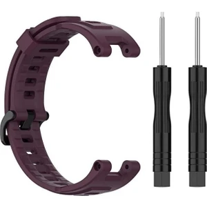 Amazfit T-Rex Pro Ile Uyumlu Silikon Kordon Mor
