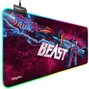 Rgb Gaming Mousepad Oyuncu Mousepad 90X40 Xxl Büyük Boy 4mm Kalınlık