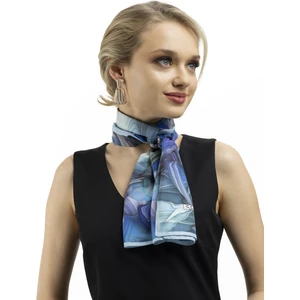 Kadın Inci Ipeği Desenli Fular-Bandana 30X130 cm