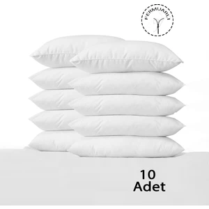Vionel Home Pamuklu 50x70 Beyaz İç Astar, Fermuarlı Yastık Kılıfı, 10'lu Yastık Şiltesi, Yastık Astarı