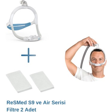 Resmed Airfit P30ı Cpap Burun Yastık Maskesi (Std)+Resmed S9 Fiyatı