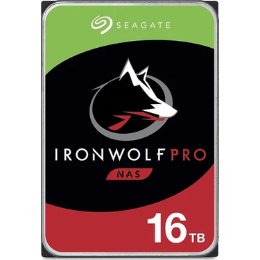 Seagate Ironwolf Pro 16 Tb 7200RPM 256MB Sata3 300TB/Y Rv Fiyatı