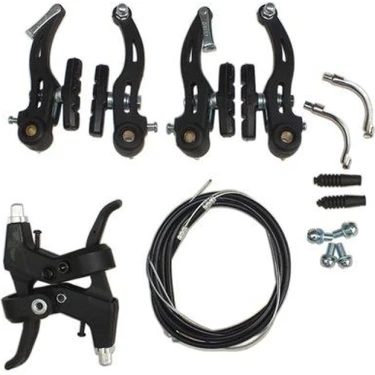 Motobisikletim Bisiklet Mtb Fren Takımı V Brake Fren Kolları  Halatlar Dahil Full