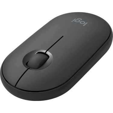 Logitech M350 Pebble Sessiz Kablosuz Kompakt Mouse - Siyah (Yurt