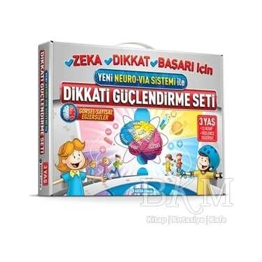 Adeda Yayıncılık  Adeda - DGS Dikkati Güçlendirme Seti 3 Yaş (3 Kitap