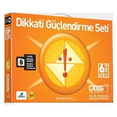 Adeda Yayıncılık  Adeda - DGS Dikkati Güçlendirme Seti 6 Yaş (3 Kitap