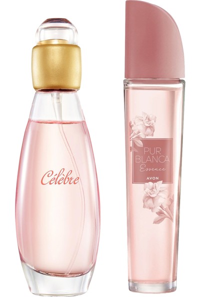 Avon Celebre ve Pur Blanca Essence Kadın Parfüm PAKETI100 ml