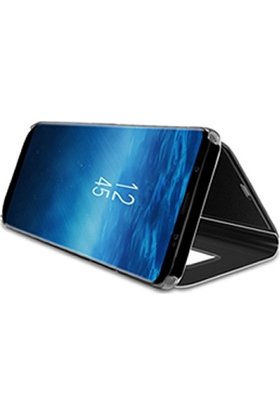 Sirius Samsung Galaxy S9 Plus Kapaklı Kılıf Clear View Aynalı Stand Olabilen Lüx Kılıf Renk Seçenekli.