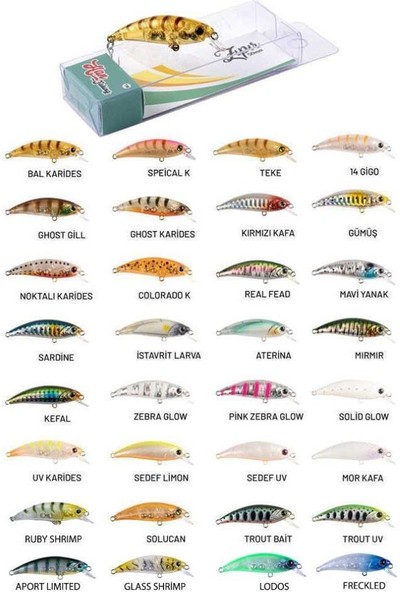 Hanfish Zıpır kg 50MM 4,5gr Lrf Maket Balık