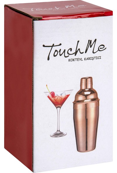 Touch Me Bakır Shaker 550 ML(AR-BS001B2) Mcr Kokteyl Karıştırıcı
