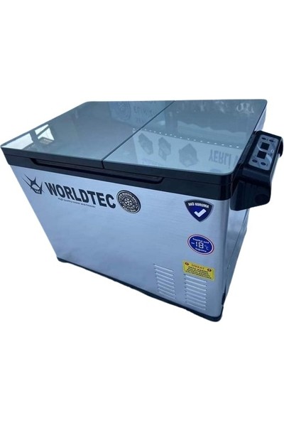 WorldTec Çift Bölmeli Araç Buzdolabı 40 Litre