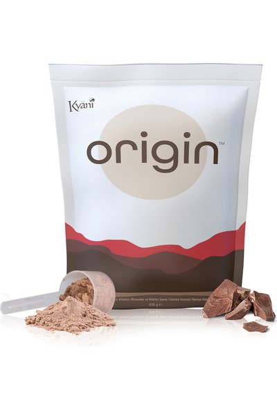 Kyani Doğal Bitki Bazlı 616g Protein, Vitamin ve Mineraller İçeren Çikolata Aromalı Toz Takviye Edici Gıda