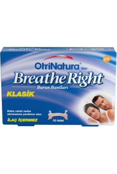 Breathe Right Burun Bandı Normal Boy 10'lu - 2 Adet