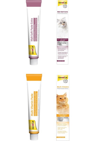 Gimcat Malt Soft Extra 100 gr + Gimcat Multivitamin 100 gr