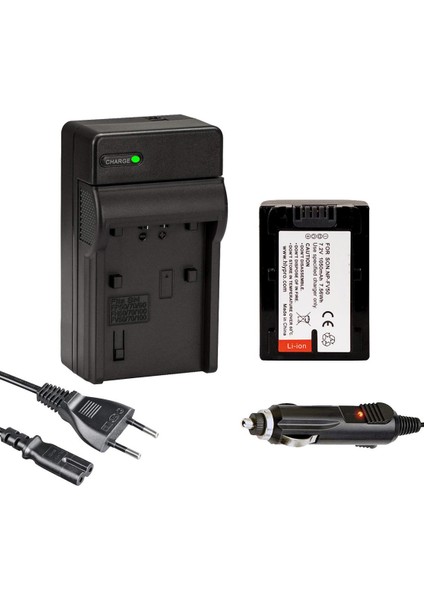 Cazipshop Sony NP-FV50 BATARYA(1050MAH)+ŞARJ Aleti Cihazı Seti