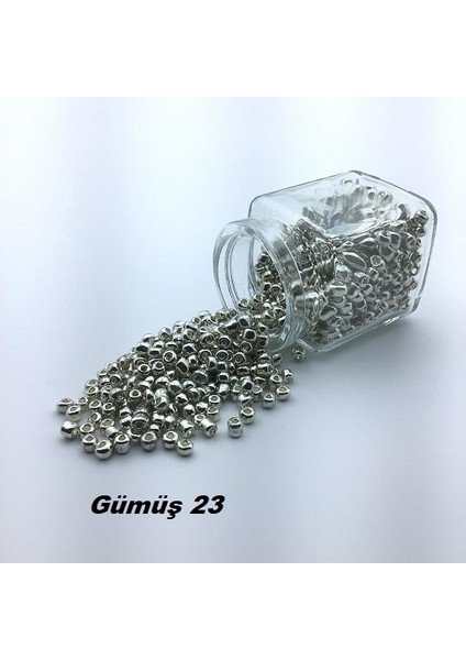 Kum Boncuk (0,5 Mm-1 Paket 100GR) Gümüş 23