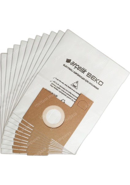 Arçelik Uyumlu S 6355 Yp Süpürge Kağıt Toz Torbası