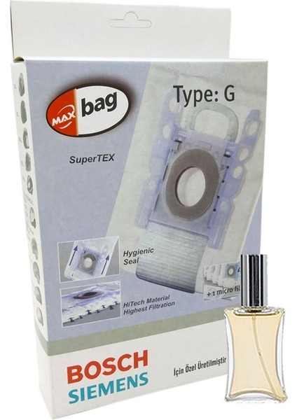 Bosch Uyumlu Bbs 6400 - 6999 Elektrikli Süpürge Type G Toz Torbası
