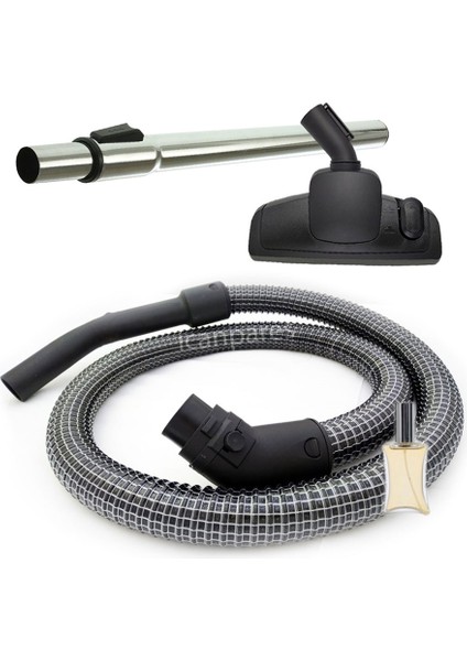 Fantom Uyumlu Sessiz Ss 2400 Elektrikli Süpürge Çelik Telli Hortum Emici Yer Başlığı Teleskopik Boru