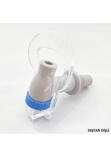 Luminarc Su Sebili Musluğu Soğuk Mavi Dıştan Dişli Ölçülere Dikkat Ediniz