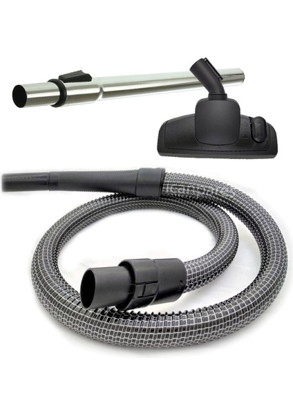 Conti Uyumlu Vc 470 Aqua Master Plus Elektrikli Süpürge Çelik Telli Hortumu Emici Aparatı Teleskopik Boru