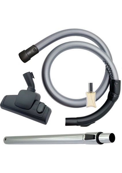 Fantom Uyumlu Tr 8650 Turbo Elektrikli Süpürge Katlanmaz Dayanıklı Güçlü Hortumu Seti Kilitsiz