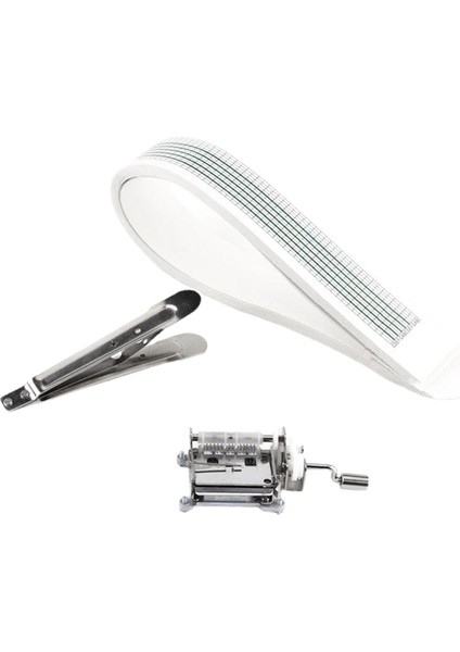 15 Not El Krank Müzik Kutusu Hareketi ile 20 Adet Kağıt Bantlar ve Delik Puncher (Yurt Dışından) fiyatları