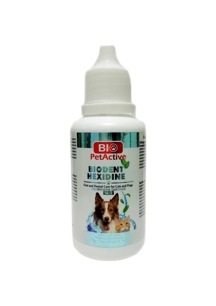 Aqua Petshop Biodent Hexidine Kedi ve Köpek Için Ağız ve Diş Bakım Ürünü 50 ml Ağız Kokusu Giderici