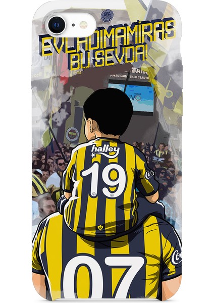 Fenerbahçe Baskılı Apple iPhone Se Silikon Telefon Kılıfı Evladıma Miras Bu Sevda