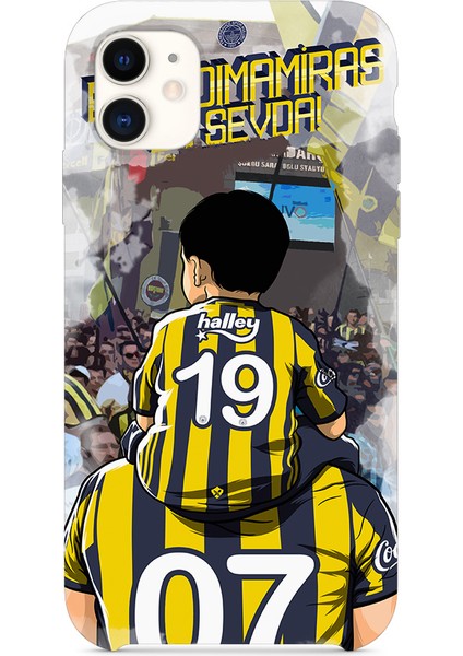 Fenerbahçe Baskılı Apple iPhone 11 Silikon Telefon Kılıfı Evladıma Miras Bu Sevda