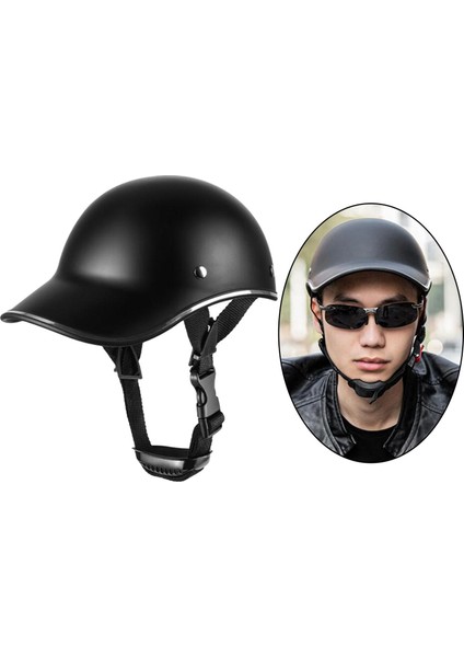 Scooter Roller Paten Bisiklet Kaskı - Mat Siyah (Yurt Dışından)