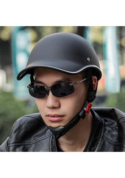 Scooter Roller Paten Bisiklet Kaskı - Mat Siyah (Yurt Dışından)