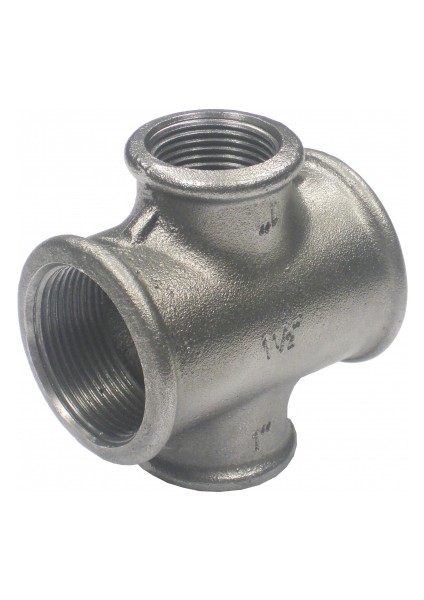 3/4"x1/2"x3/4"x1/2" Inegal Kruva Siyah