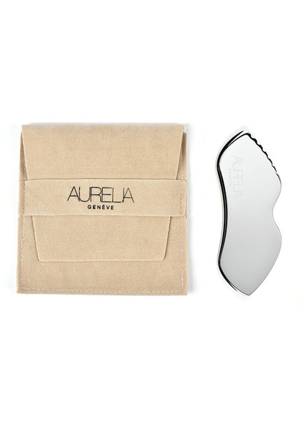 Aurelia Staınless Steel gua sha - Paslanmaz gua sha Taşı –çelik