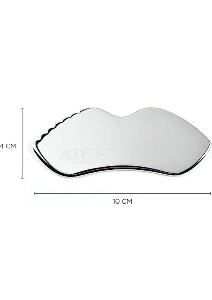 Aurelia Staınless Steel gua sha - Paslanmaz gua sha Taşı –çelik