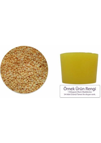 Sarı Mum Boyası 5 gr - Granül Mum Boyası
