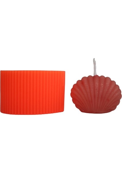 Küçük Istiridye Silikon Mum Kalıbı M-174