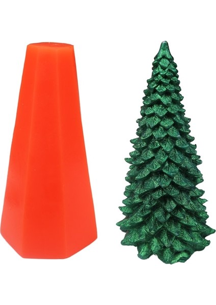 Selvi Çam Silikon Mum Kalıbı M-150