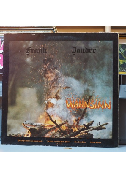 Frank Zander * Wahnsinn ,almanya Baskı 1974 Lp