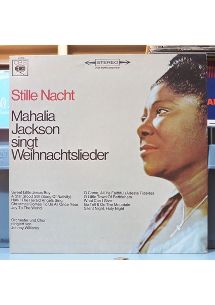 Mahalia Jackson *stille Nacht - Mahalia Jackson Singt Weihnachtslieder,hollanda Baskı 1966 Lp