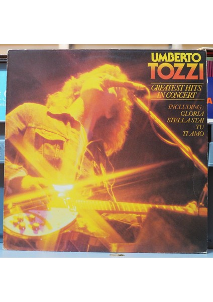 Umberto Tozzi *greatest Hits In Concert*hollanda Baskı 1980LP